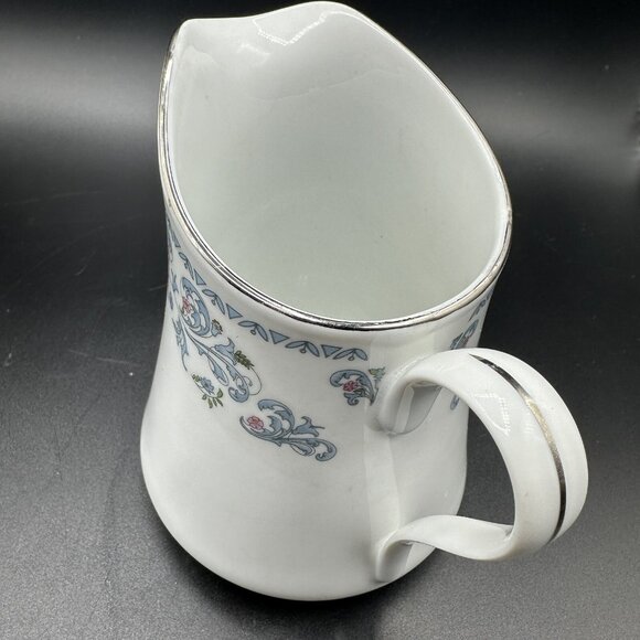 Vintage Floral Creamer Sugar Set With Butter Pats Liling China 80s 90s - Picture 7 of 13